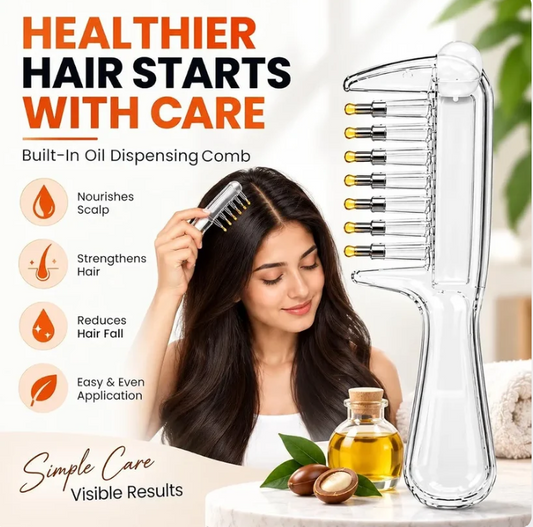 Transparent Hair Scalp Applicator Comb